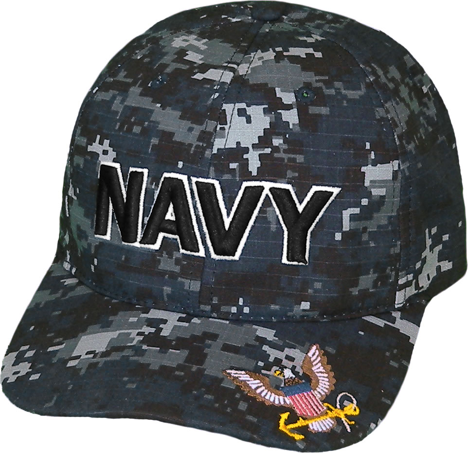 Digital Camo Cap (Navy) 