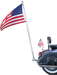 Heavy Duty Motorcycle Flagpole