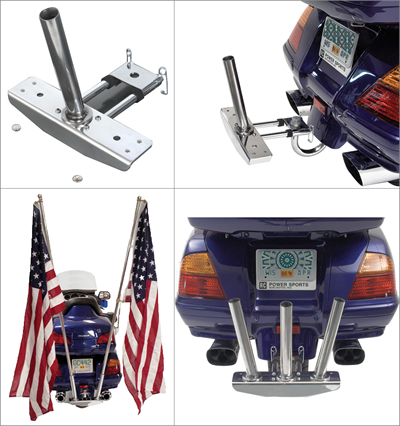 Motorcycle Parade Flag Holder
