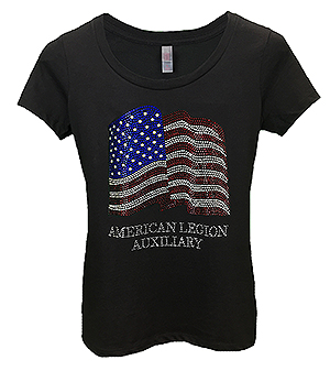 Rhinestone Flag T-shirt
