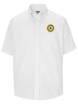 Mens Short-Sleeve Dress Shirt (Auxiliary Emblem)