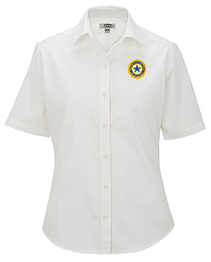 Short Sleeve Button-up Blouse (AUXILIARY)
