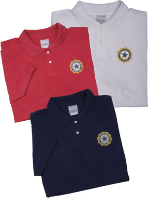 Auxiliary Embroidered Emblem Polo