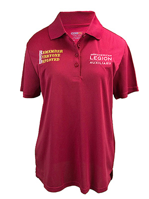 RED Friday Polo - (Auxiliary Logo)