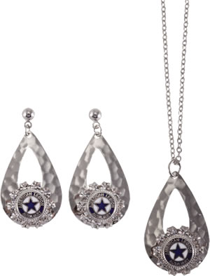 Silver Teardrop Set with Auxiliary Emblem