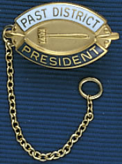Gold-Filled Auxiliary Past District President Attachment