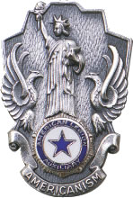 Auxiliary Americanism Pin