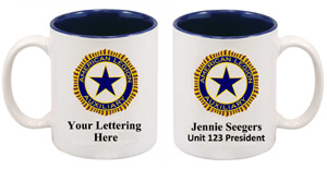 2-Sided Custom Auxiliary Ceramic Mug
