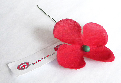 Fabric Poppies (Pack of 25)