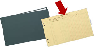 Auxiliary Treasurer Book CR&D Refill Sheets