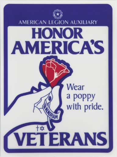 Poppy Window Decal
