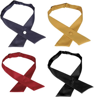 Ladies Solid Crossover Tie