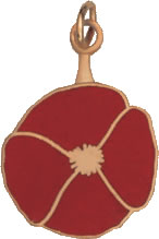 Gold Poppy Charm