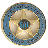 Patriotism Five Star Award Tack