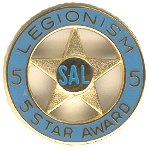 Legionism Five Star Award Tack