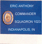 LARGE Pocket Slip-on BLUE Nametag - SAL