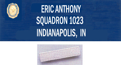 SMALL Magnetic BLUE Nametag - SAL
