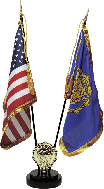 Deluxe Desk Flag Set