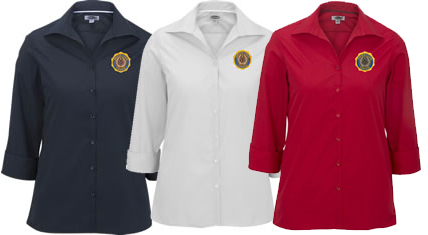 3/4-Sleeve Dress Blouse - Legion Emblem (Ladies)