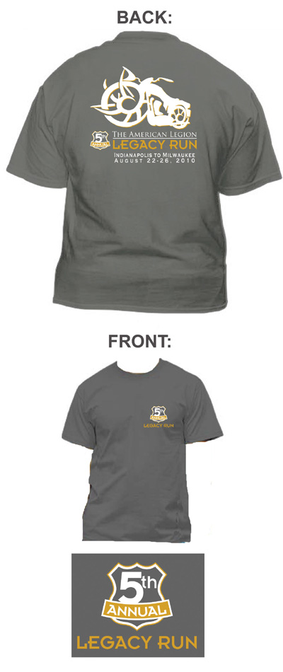 2010 Legacy Run T-shirt