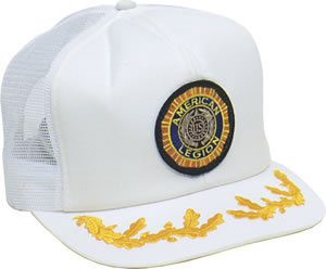 Gold Scrambled Eggs Cap - White Mesh