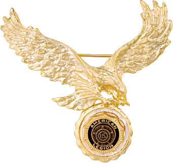 Eagle Pin with Legion Emblem