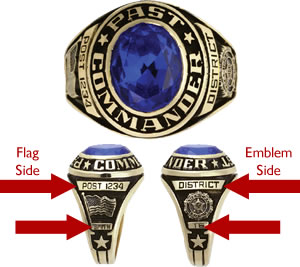 Custom Legion Past Commander Ring (Mens)