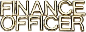 Finance Officer Cap Pin