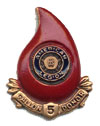 Gold 5-Gallon Blood Donor Tack & Decal