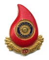 Gold 20-Gallon Blood Donor Tack & Decal