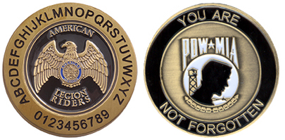Custom Legion Riders - POW-MIA Coin