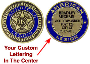Custom Lettered Legion Coin