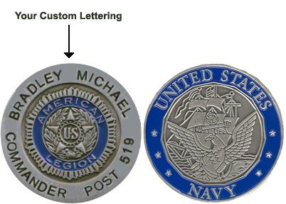 Custom Legion - Navy Coin
