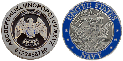 Custom Legion Riders - Navy Coin