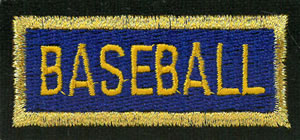 Baseball Insignia