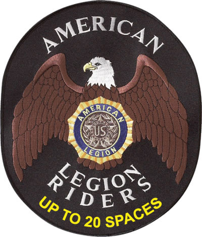 1-Line Legion Riders Back Patch
