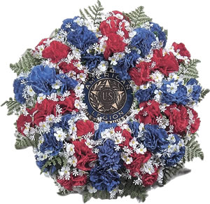 Patriotic Memorial Wreath