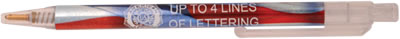 Waving Flag Personalized Pen with Legion Emblem