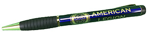 Rubber Grip Pen with Legion Emblem