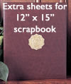 Scrapbook Sheets with Extensions
