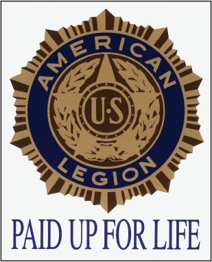 American Legion Paid Up For Life Removable Bumper Sticker