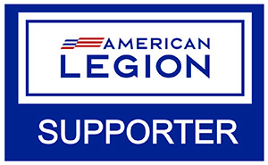 American Legion Supporter Window Cling Decal