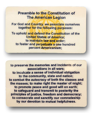 Preamble Pocket Card (Legion)