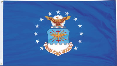 2 x 3 Outdoor Nylon Air Force Flag
