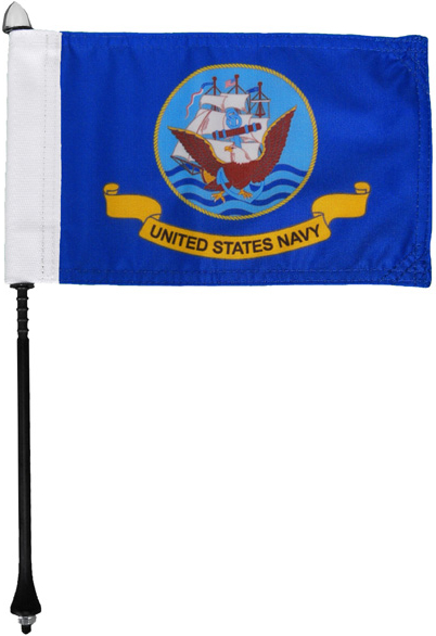 Navy Motorycle Flag Kit
