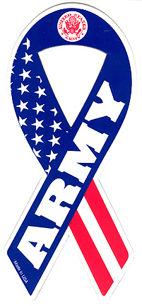 ARMY RIBBON MAGNET