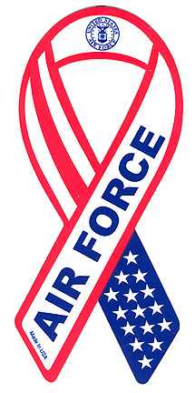 AIR FORCE RIBBON MAGNET