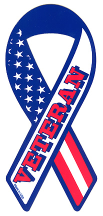 Veteran Ribbon Magnet