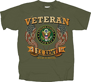 Veteran Flags T-shirt (Army)
