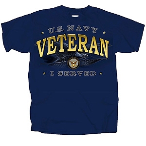 Veteran Eagle T-shirt (Navy)